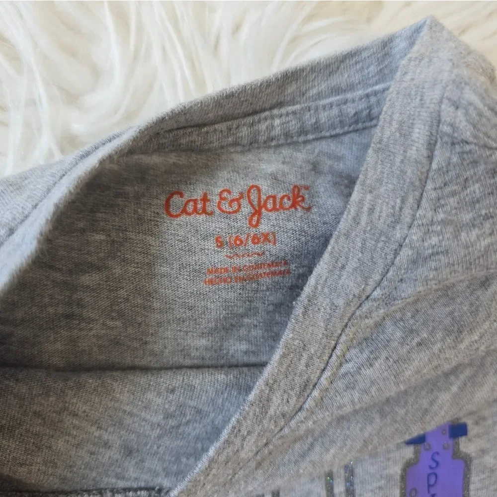 Cat & Jack Girl Power Long Sleeve Tee